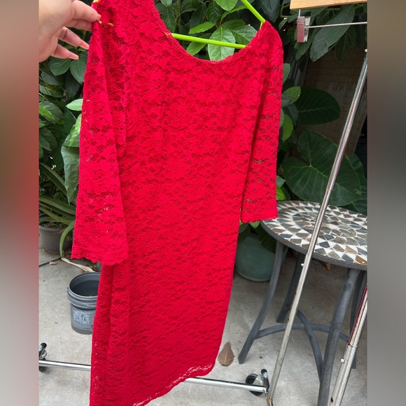 Laundry By Shelli Segal Dresses & Skirts - Laundry by shelli segal lace red dress